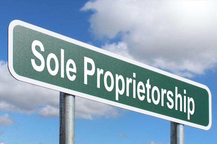 When the owner of a sole proprietorship dies